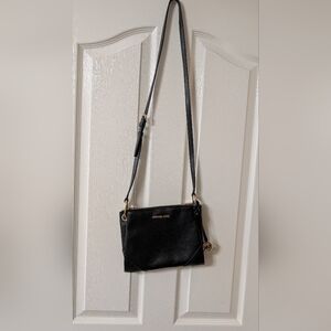 Michael Kors Black and Gold Crossbody Bag